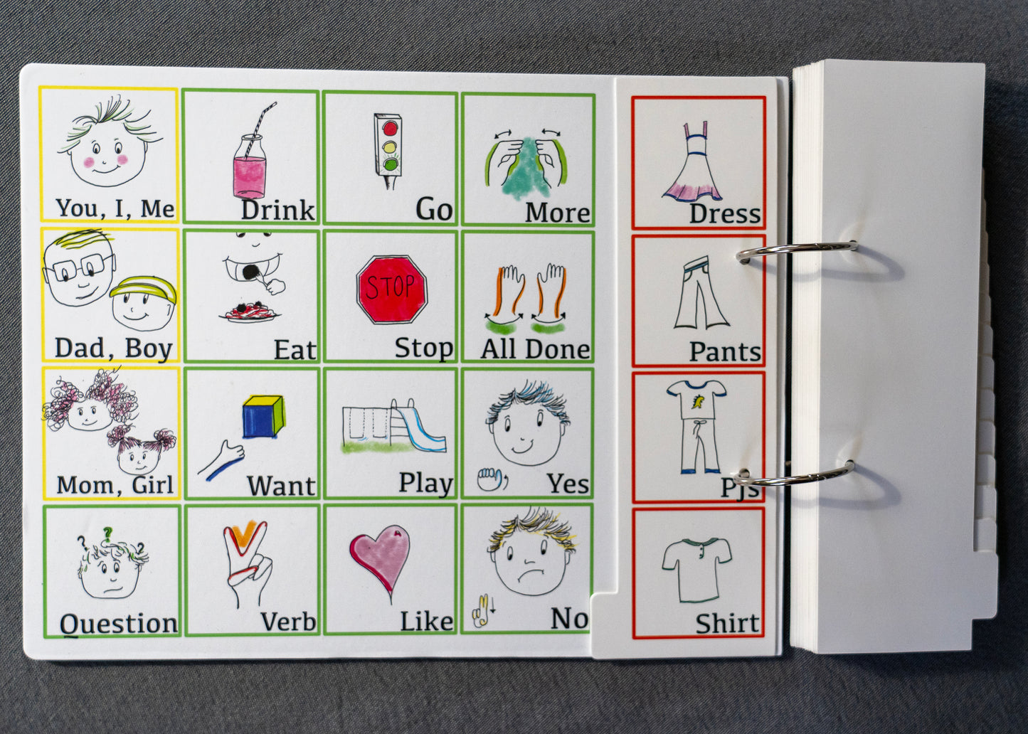 Rafie & Rosie’s First Words Communication Book