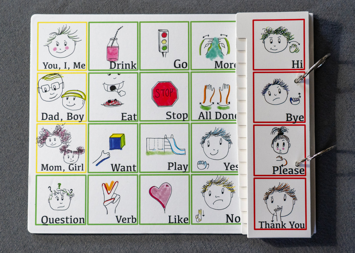 Rafie & Rosie’s First Words Communication Book