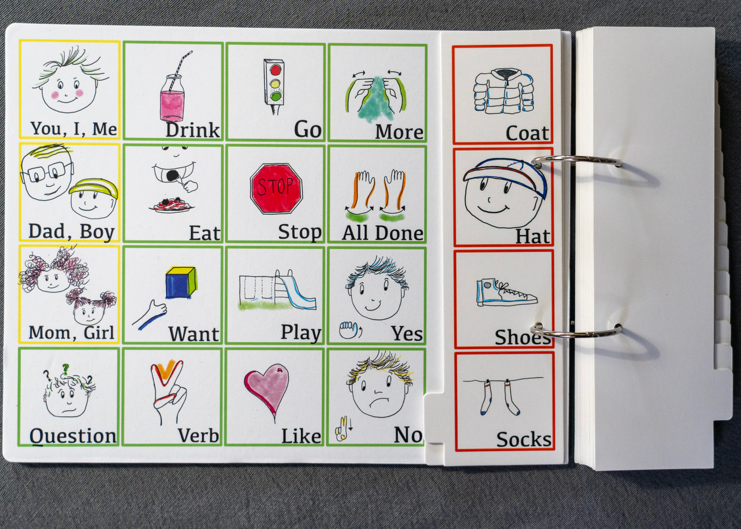 Rafie & Rosie’s First Words Communication Book