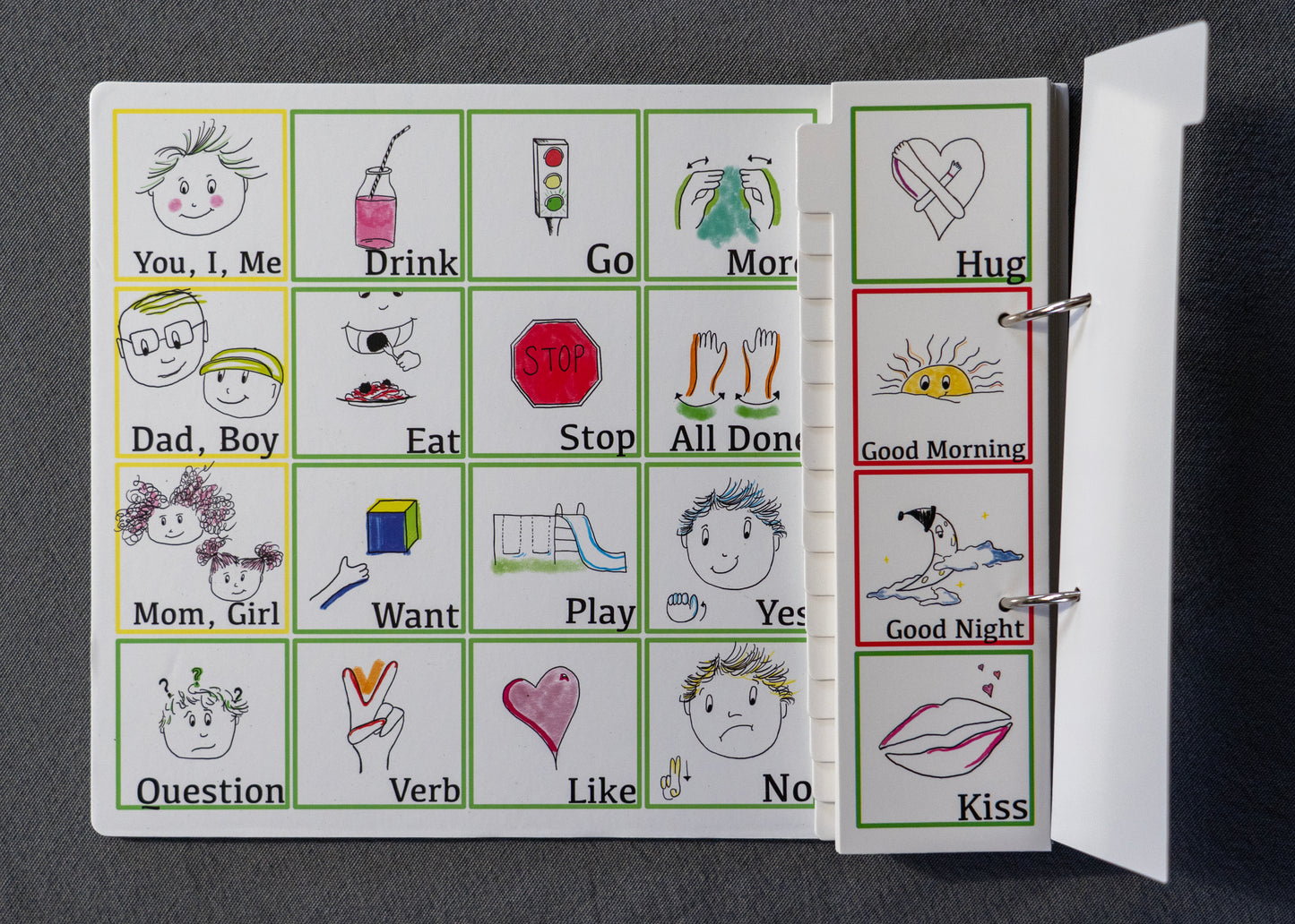 Rafie & Rosie’s First Words Communication Book